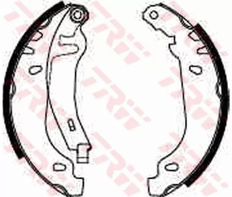 Bremsbackensatz TRW GS8531)