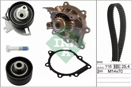 Water Pump & Timing Belt Kit Schaeffler INA 530 0691 30)
