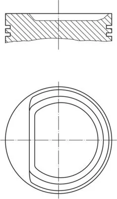 Kolben MAHLE 030 71 01)