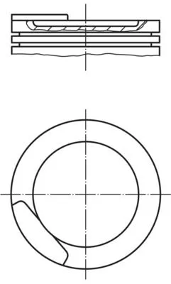 Kolben MAHLE 011 08 11)