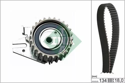 Timing Belt Kit Schaeffler INA 530 0221 10)