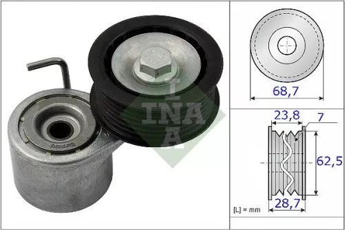 Riemenspanner, Keilrippenriemen Schaeffler INA 534 0487 10)