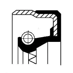 Wellendichtung, Differential CORTECO 01019286B)