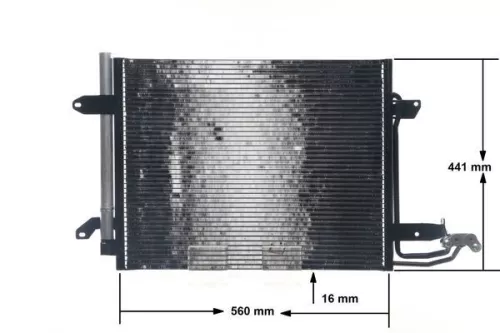 Kondensator, Klimaanlage MAHLE AC 325 000S)