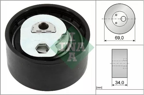 Tensioner Pulley, timing belt Schaeffler INA 531 0941 10)