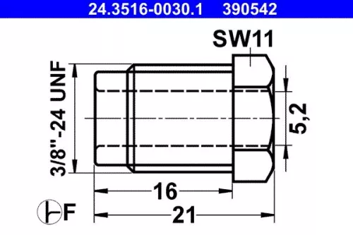 Union Bolt ATE 24.3516-0030.1)