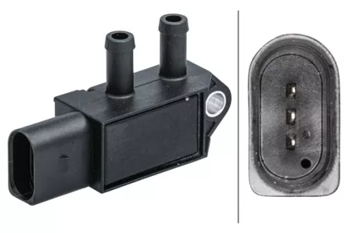Sensor, Abgasdruck HELLA 6PP 009 409-631)