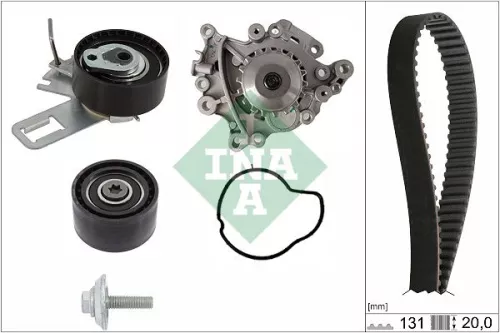 Water Pump & Timing Belt Kit Schaeffler INA 530 0760 30)