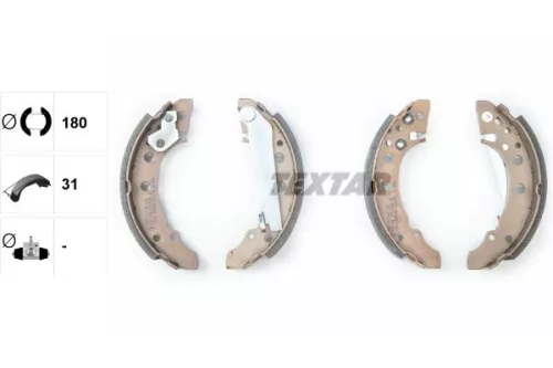 Bremsbackensatz TEXTAR 91018200)
