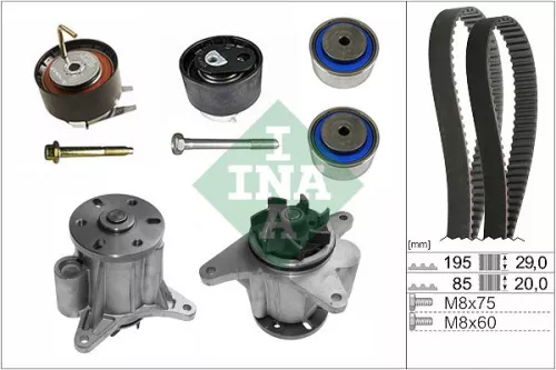 Water Pump & Timing Belt Kit Schaeffler INA 530 0764 31)