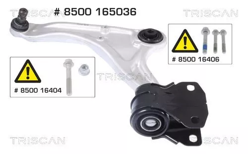 Querlenker/Längslenker, Radaufhängung TRISCAN 8500 165036)