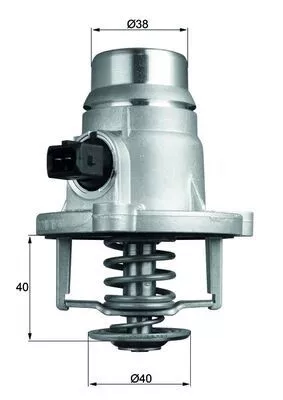 Thermostat, Kühlmittel MAHLE TM 27 101)