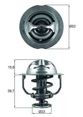 Thermostat, Kühlmittel MAHLE TX 200 90D)