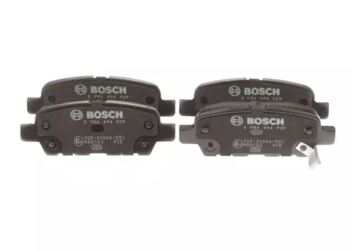 Bremsbelagsatz, Scheibenbremse BOSCH 0 986 494 929)