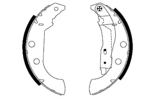 Bremsbackensatz TEXTAR 91056600)