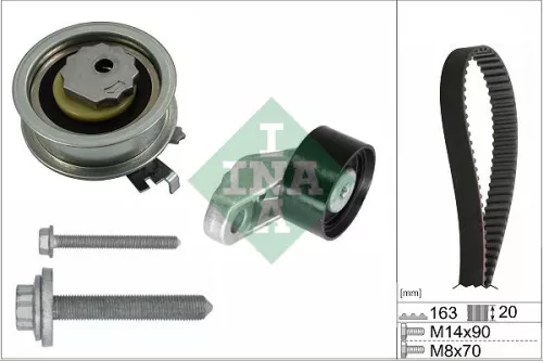 Timing Belt Kit Schaeffler INA 530 0846 10)