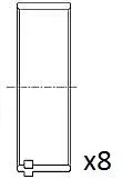 Pleuellager FAI AutoParts BB2003-STD)