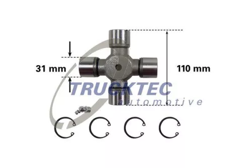 Gelenk, Kardanwelle TRUCKTEC AUTOMOTIVE 01.34.038)