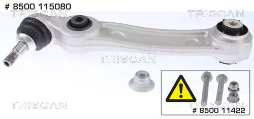 Querlenker/Längslenker, Radaufhängung TRISCAN 8500 115080)