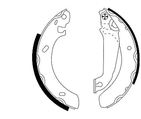 Bremsbackensatz TEXTAR 91043800)