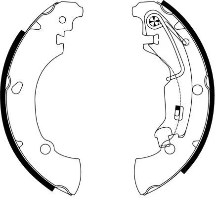 Brake Shoe Set TEXTAR 91061100)