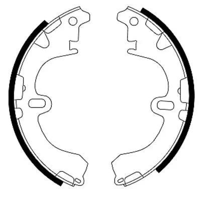 Bremsbackensatz TEXTAR 91043100)