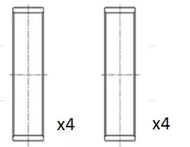 Pleuellager FAI AutoParts BB2017-STD)