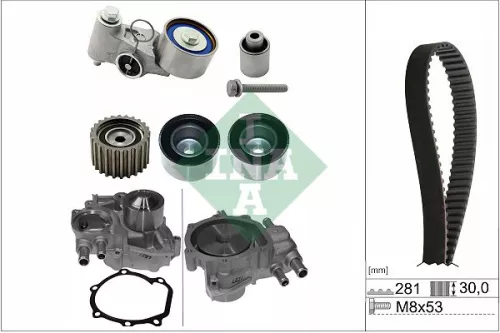 Water Pump & Timing Belt Kit Schaeffler INA 530 0563 30)