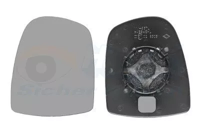 Spiegelglas, Außenspiegel VAN WEZEL 4394832)