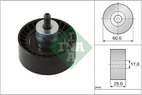 Deflection Pulley/Guide Pulley, timing belt Schaeffler INA 532 0997 10)