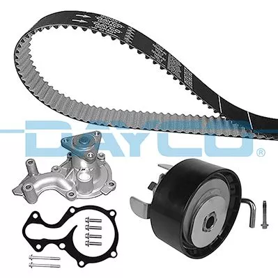 Water Pump & Timing Belt Kit DAYCO KBIOWP030)
