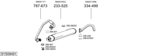 Exhaust System HANS SYS08491)
