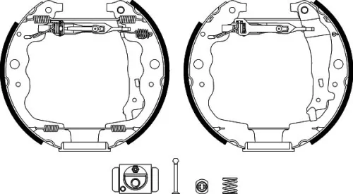 Bremsbackensatz TEXTAR 84069301)