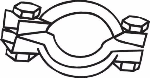 Clamping Piece, exhaust system BOSAL 254-920)