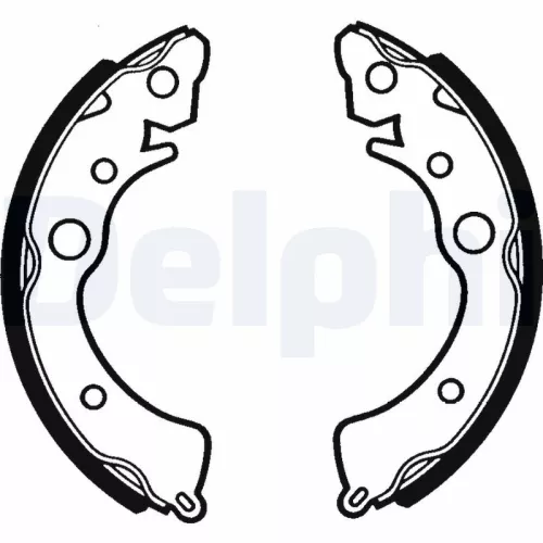 Bremsbackensatz DELPHI LS1288)