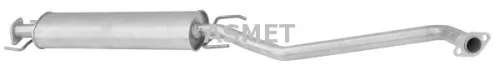 Mittelschalldämpfer ASMET 05131)