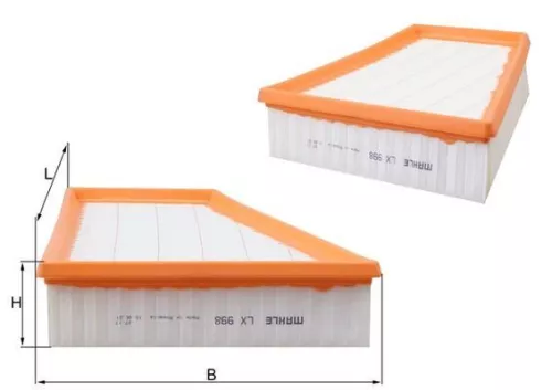 Luftfilter KNECHT LX 998)