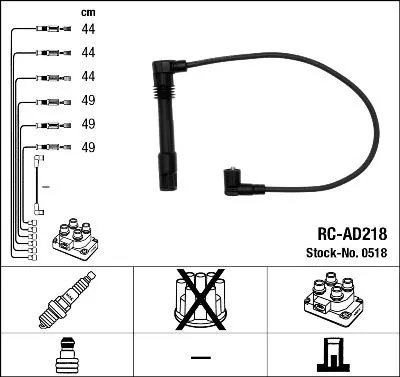 Zündkabelsatz NGK 0518)