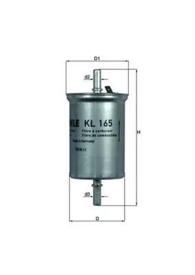 Kraftstofffilter KNECHT KL 165)