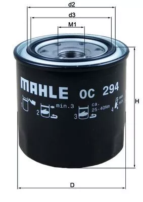 Ölfilter KNECHT OC 294)