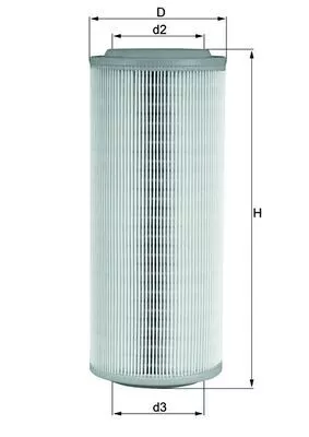 Luftfilter KNECHT LX 855)