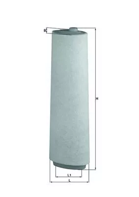 Luftfilter KNECHT LX 818)