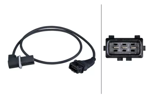 Sensor, Kurbelwellenimpuls HELLA 6PU 009 110-001)