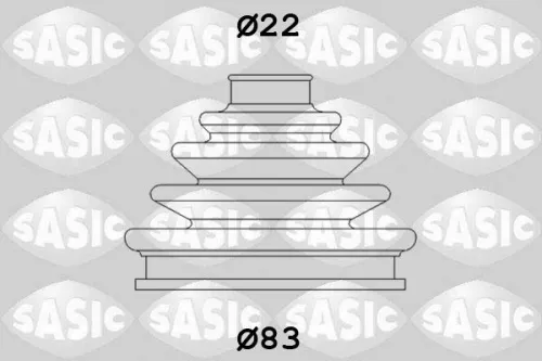 Faltenbalgsatz, Antriebswelle SASIC 4003437)
