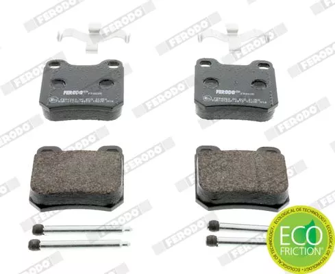 Brake Pad Set, disc brake FERODO FDB525)
