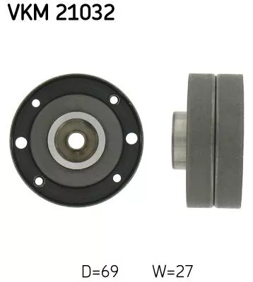 Deflection Pulley/Guide Pulley, timing belt SKF VKM 21032)