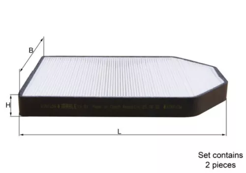 Kabinenluftfilter KNECHT LA 51/S)