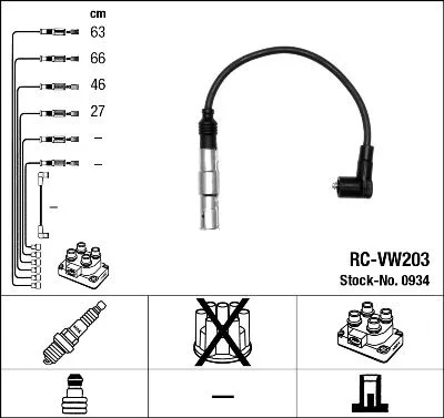 Zündkabelsatz NGK 0934)