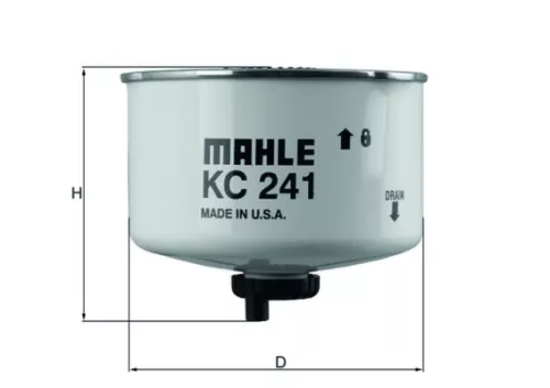 Kraftstofffilter KNECHT KC 241D)
