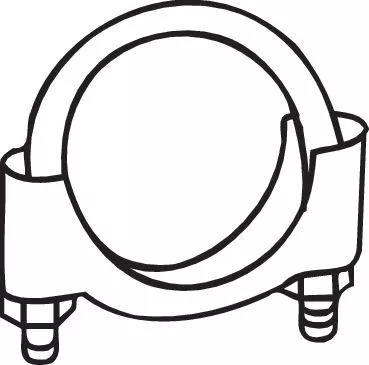 Klemmteil, Abgasanlage BOSAL 250-950)